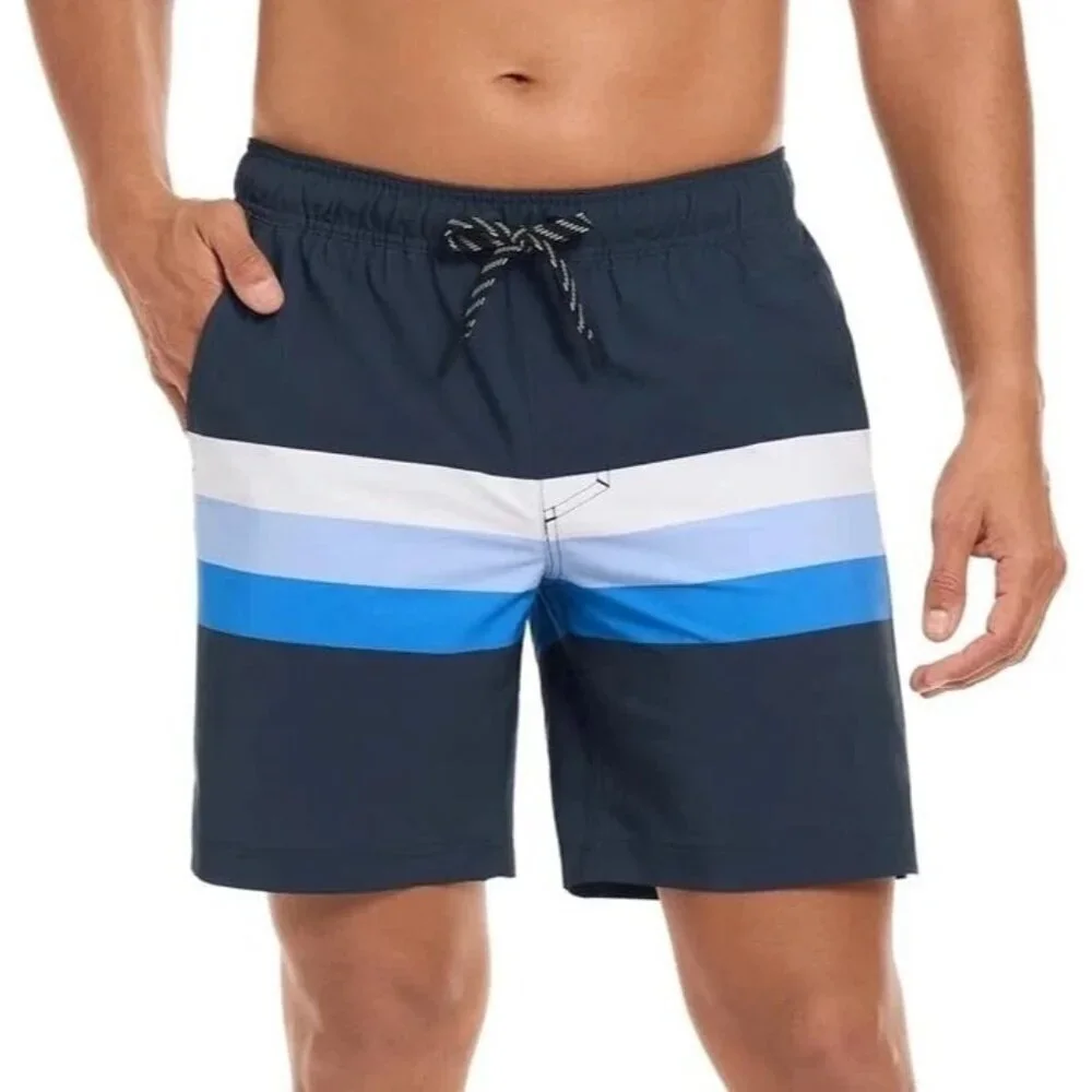 Hurley Men's XXL Swim Shorts Navy Blue Color Block N0790